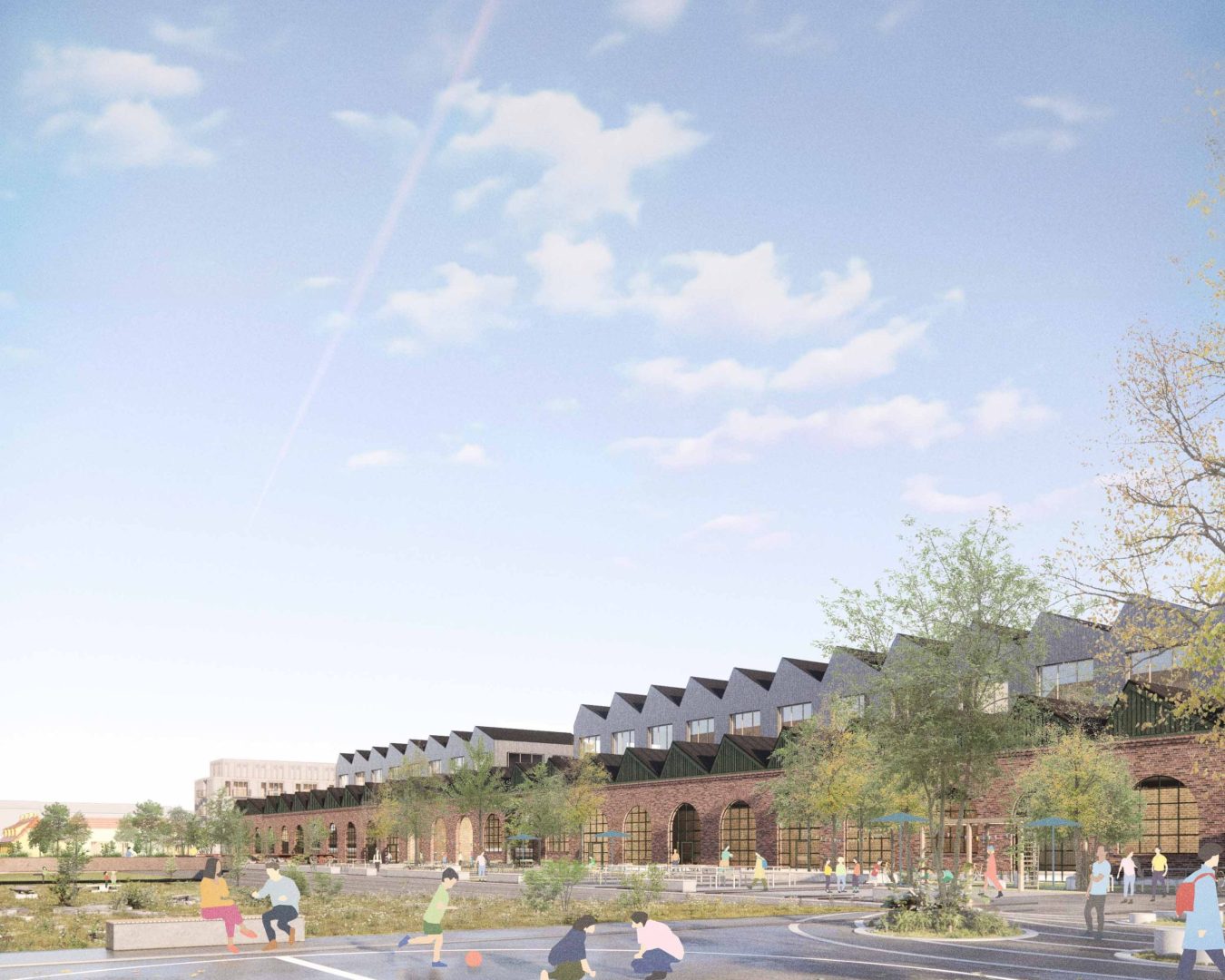 Byrum ved Skydebrograven og den offentlige skole